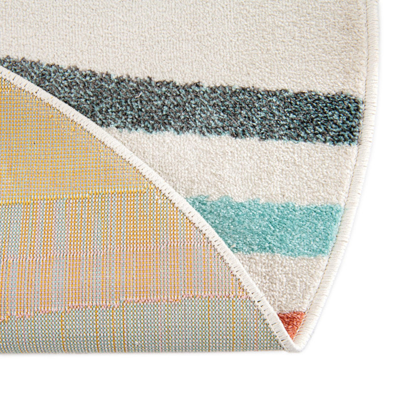 Polypropylene Plastic Rug, Round 5'3"