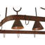 Elana Handcrafted 3 Light Pot Rack