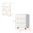 Eagle Creek 3-Drawer Rectangle Filing Cabinet White