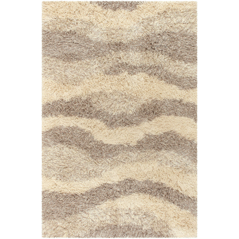 Tapis blanc Karine, Rectangle 5 pi x 7 pi 6 po
