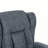 Upholstered Fabric Reclining Heated Massage Chair-1481919907