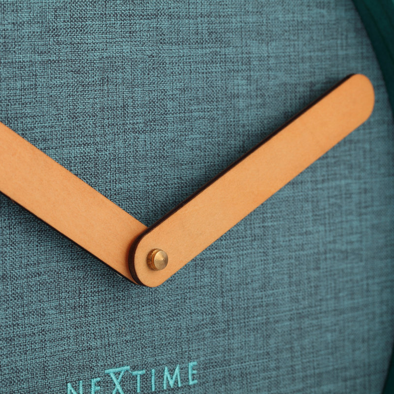 Horloge murale 11,81 ", H 11,81 po x l 11,81 po x P 1,57 po, Turquoise