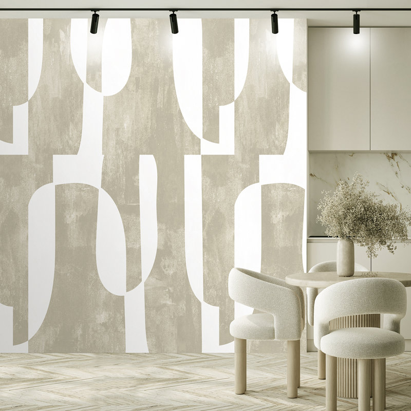Murale Mod Monolithe crème, Cream
