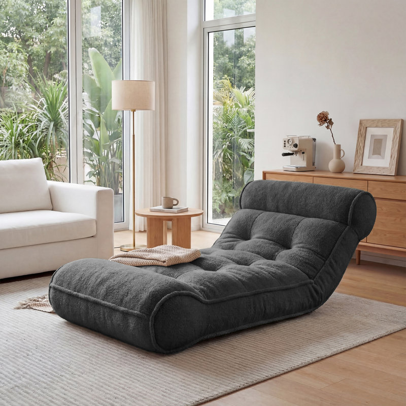 Méridienne extra-confortable et confortable, Gris