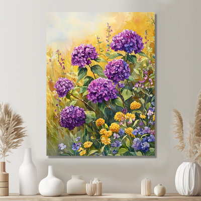 Lara - Impression sur toile florale