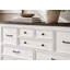 Commode 8 tiroirs Mikels