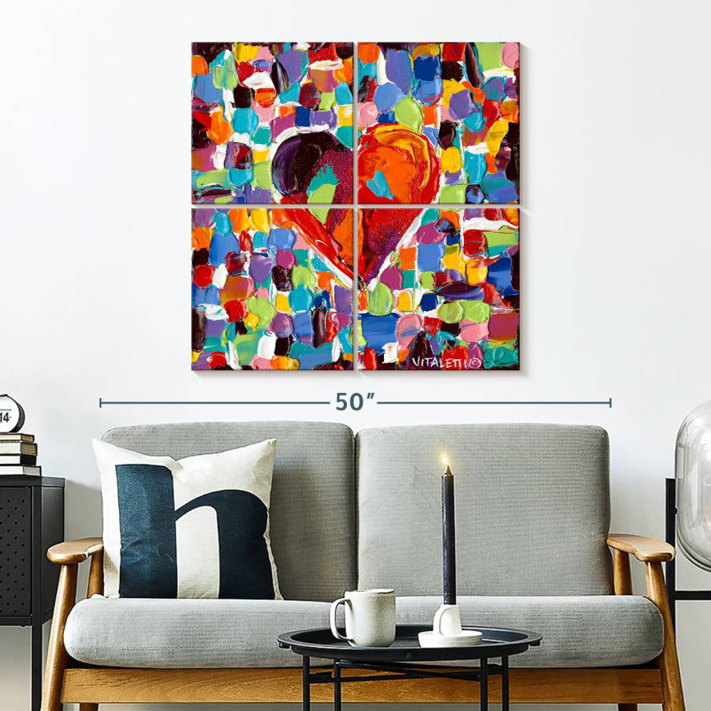 Hardie mosaïque cœur III, H 32 po x l 32 po
