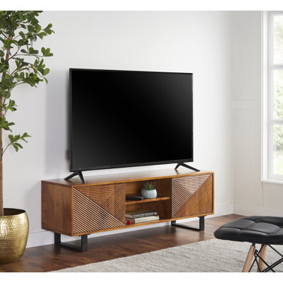 Shaurya Solid Wood TV Stand for TVs up to 55" by Foundry Select