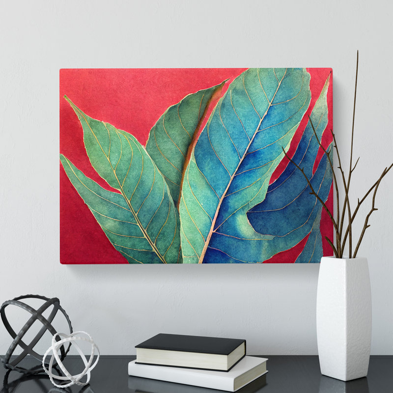 Majestic Leaf - Wrapped Canvas, 50cm H x 76cm W x 3cm D