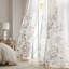 Panneau de rideau simple diaphane à motif floral à effet usé avec œillets Cecily-448520127-470842248
