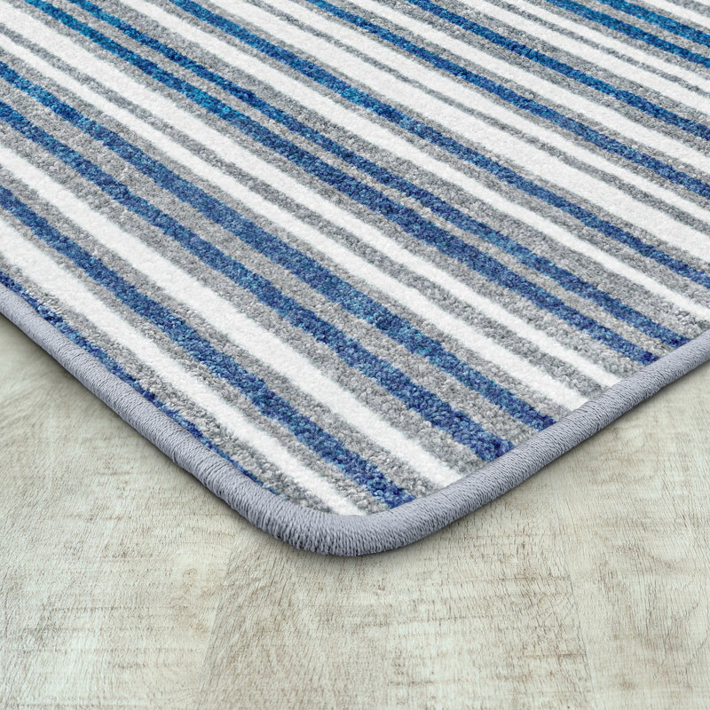 Between The Lines Area Rug, Rectangle 7'8" x 10'9"