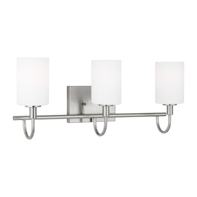 Oak Moore 3 - Light Vanity Light, Brushed Nickel