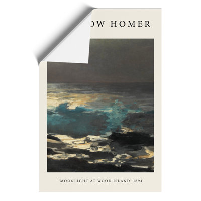 Moonlight At Wood Island by Winslow Homer - No Frame Print