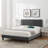 Modway Phillipa Performance Velvet Platform Bed-942005503-942005502