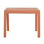 Holiday - Ensemble de chaises d'appoint modernes 2 pièces avec table basse - Ensemble de canapé en PP et en acier brun abricot, sièges rembourrés pour le salon, le salon et le balcon (2 chaises + 1 table)-260535387