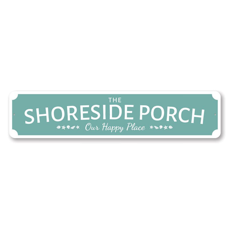 Panneau en aluminium The Shoreside Porch, H 4 po x l 18 po x P 0,04 po