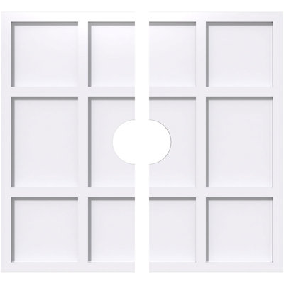 Médaillon de plafond contemporain Rubik