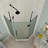 Merrick Frameless 38" x 72" Neo-Angle Hinged Shower Enclosure-38023745
