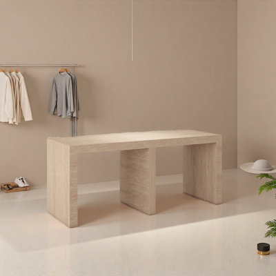 Table de présentation de magasin de vêtements