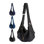  Sac de transport pour chien de petite taille de 3 à 10 lb, sac de transport pour petit chien et chat, sac de transport avec sangle rembourrée réglable, denim de qualité supérieure, doublé de fourrure, dispositif de sécurité double, lavable à la 