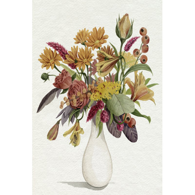 End Of Season Bouquet I by Grace Popp - Wrapped Canvas Print