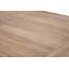 Table de salle à manger à rallonge en bois rustique de 72 po à 104 po avec chaises en lin capitonnées Dions-33676736-88141765-88141763