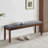 Jaekwon Linen Fabric Upholstered Bench