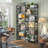 Bamboo Bookcase, 6-Tier Large Open Bookshelf  With Display Shelves-134588222-136172192