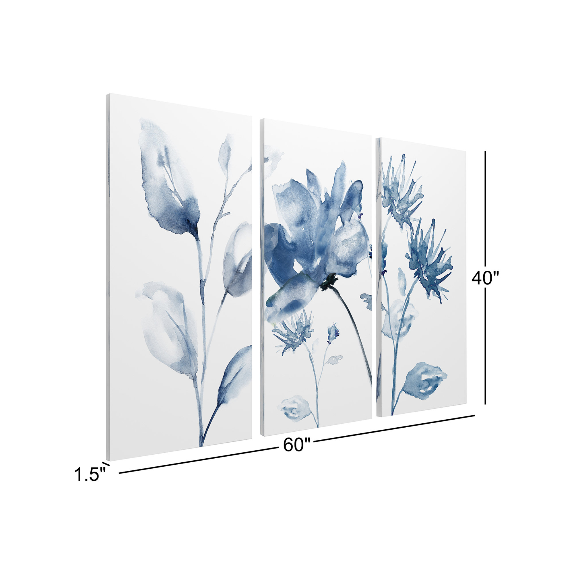 Modern & Contemporary Canvas, 40" H x 60" W x 1.5" D