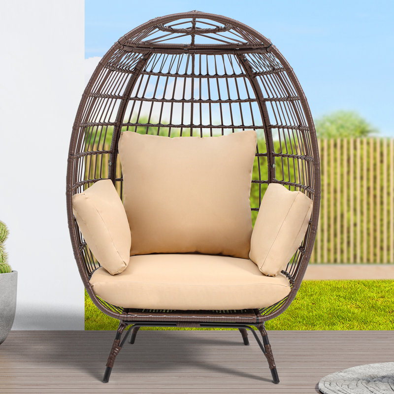 Natalie Egg Chair, Brown