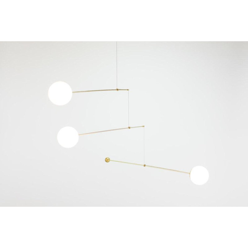 Mobile Chandelier, Brass