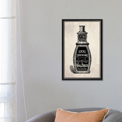 « poison », publicité rétro sur toile tendue