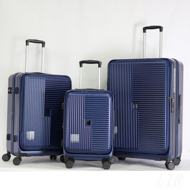 Durable Hardshell Luggage Set with Front Opening and TSA Approved Lock for Secure Travel