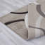 Tapis champagne à motif abstrait-17429790