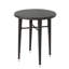 Table de bar ronde Backyard, élément de structure toutes saisons en fer, H 41 po x l 32,5 po, composant extérieur et formateur multi-marques brun, remarquable