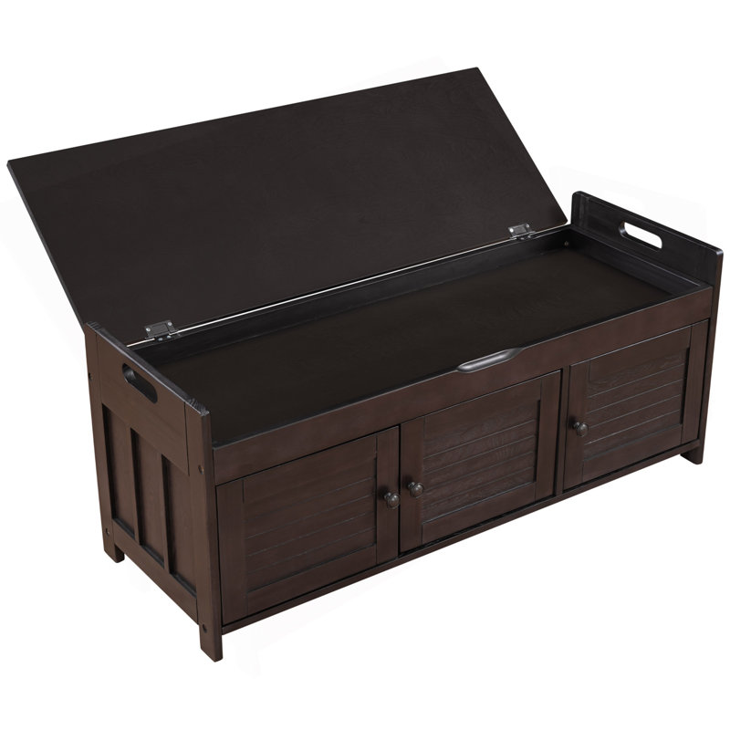 Banc de rangement Gorton, Espresso