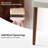 Kanalu Ergonomic Upholstered Dining Chair with Solid Wooden Tapered Legs-98582703