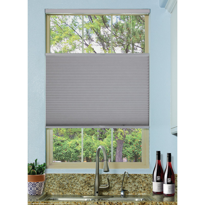 Store alvéolaire occultant Blindsavenue, L 37,5 po, L 72 po, Gris lustré