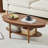 39.4" Oval Coffee Table