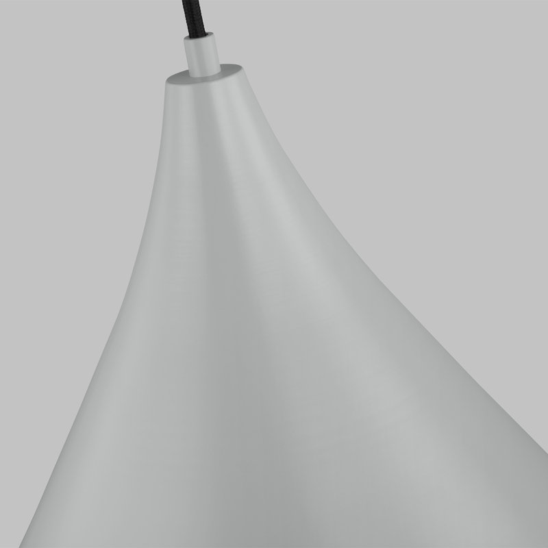 1 - Light Pendant, 152" H x 14" W x 14" D, Matte Gray
