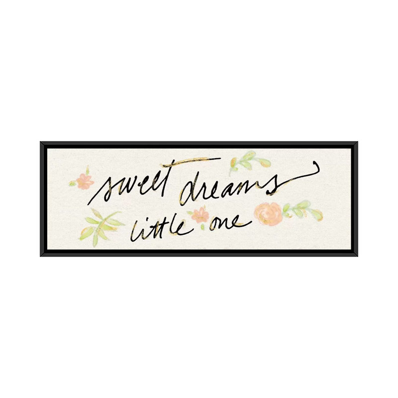 «Sweet Dreams Little One» par Sue Schlabach, impression sur toile tendue sur châssis, H 16 po x l 48 po x P 1,5 po