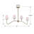 Lane 4 - Light Shaded Geometric Chandelier-1323498221