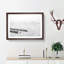 Boats On A Placid Lake Painting - Single Picture Frame Print on MDF-56634488-56634489