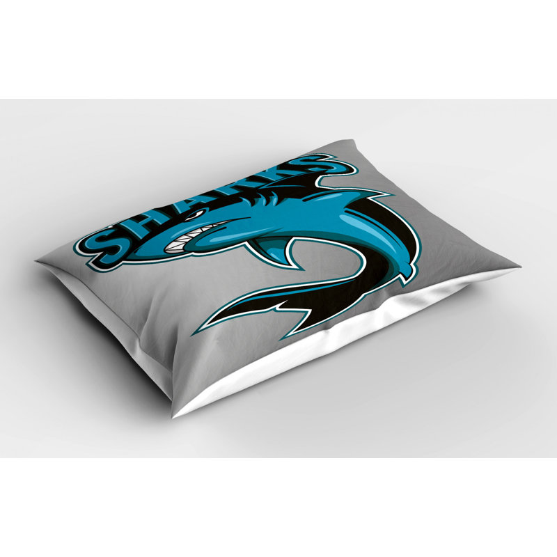 Shark Polyester Sham Set, King