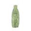 Ensemble de 2 vases en céramique texturée vert rétro avec poignées, 8,3 po-1164550514