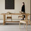 Bureau moderne et simple en bois massif-1710679715