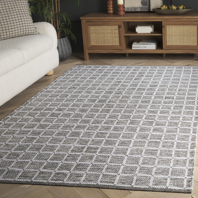 Tapis vert / ivoire Navera 977, Rectangle de 5 pi x 8 pi