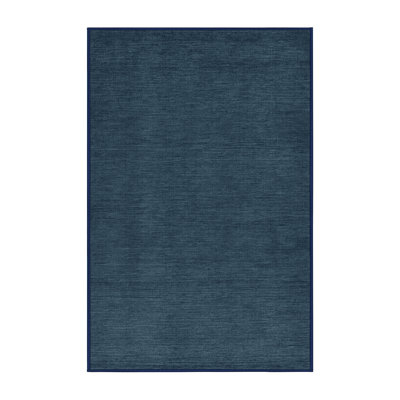 Machine Washable Solid Gray Area Rug