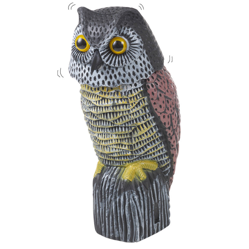 Bird Plastic Garden Statue, Brown