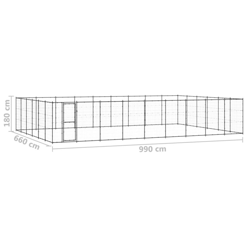 180cm H Powder-coated Steel Crate